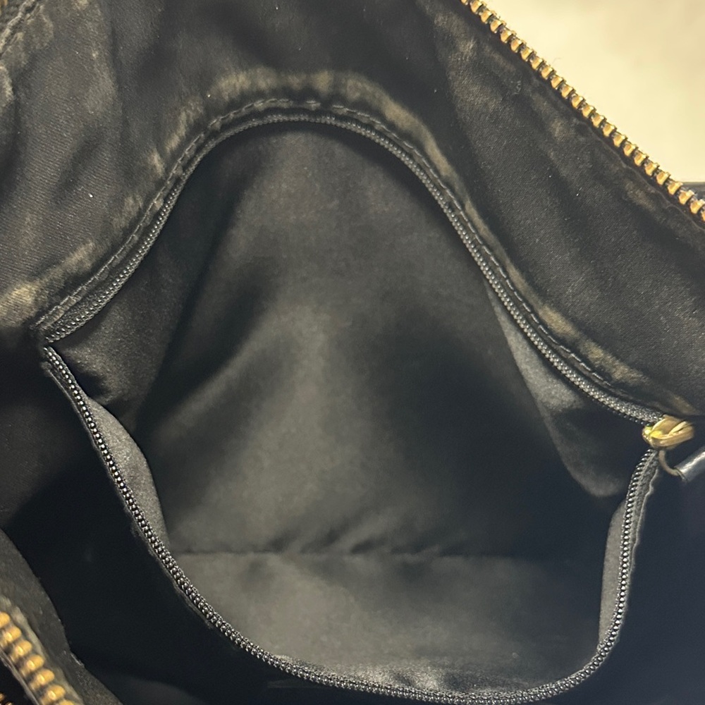 Coach Poppi Perri Black Leather Shoulder Bag - Picture 9 of 11